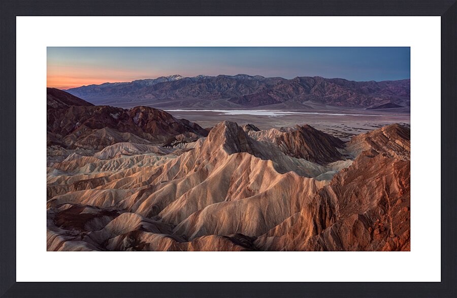 Zabriskie Point Death Valley Picture Frame print