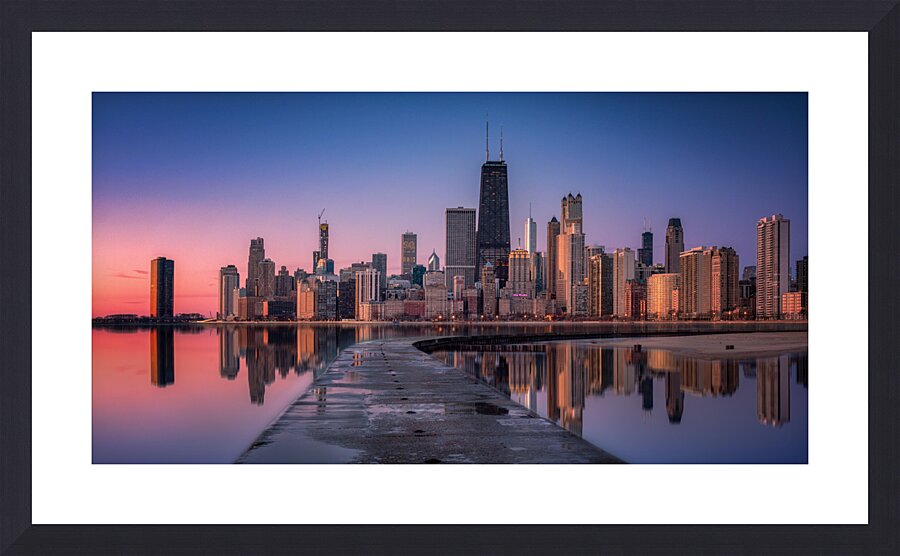 Chicago Illinois USA Picture Frame print