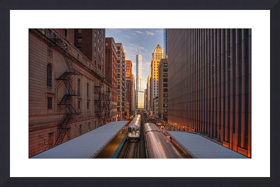 The Loop Chicago Picture Frame print