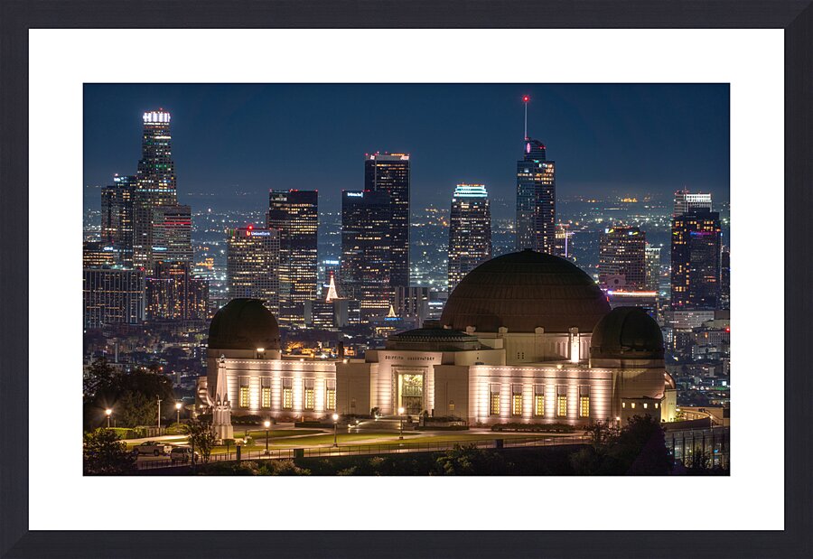The Griffith Observatory L.A.   Framed Print Print