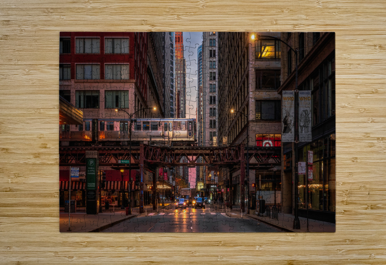 The City Chicago Dutch Photographer Puzzle printing
