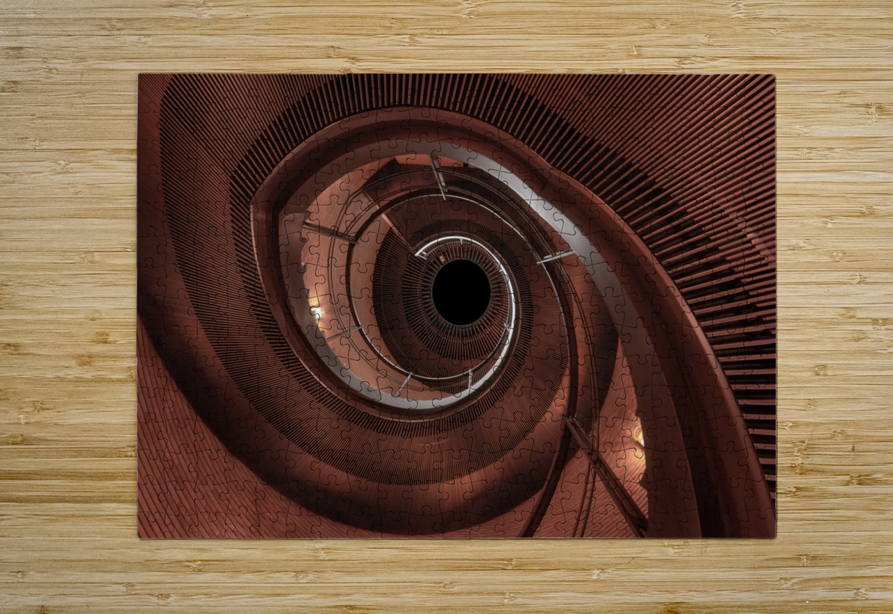 Spiral Staircase Osaka Dutch Photographer Puzzle printing