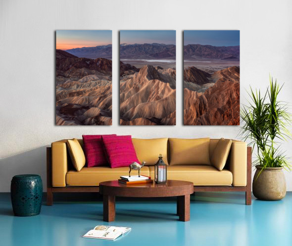 Zabriskie Point Death Valley Split Canvas print