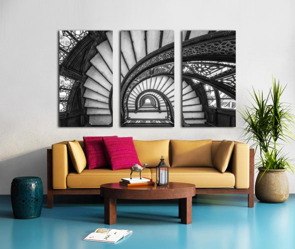 The Rookery Spiral Stairs Split Canvas print