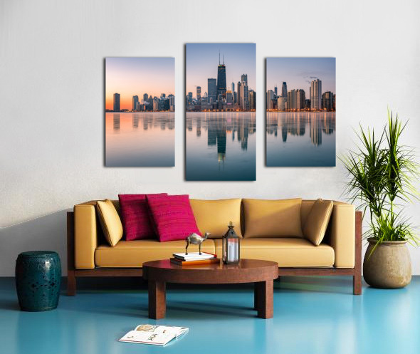 Chicago Illinois Skyline Canvas print