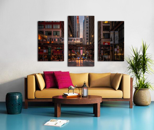 The City Chicago Canvas print