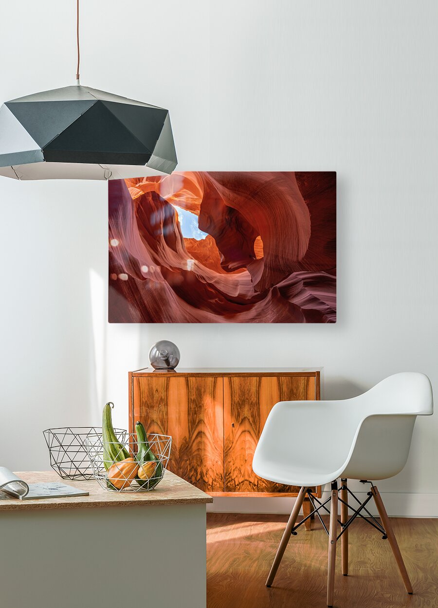 Seahorse Lower Antelope Canyon  HD Metal print with Floating Frame on Back