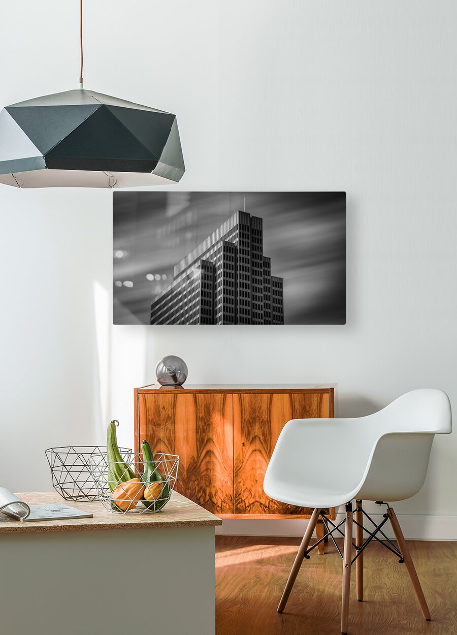 San Francisco Office building  HD Metal print with Floating Frame on Back