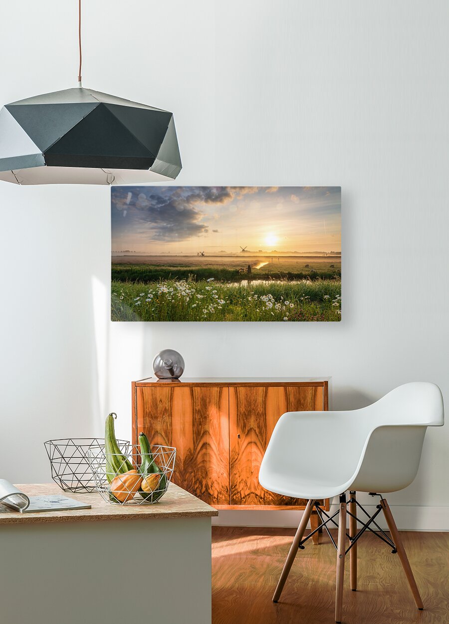In Holland  HD Metal print with Floating Frame on Back