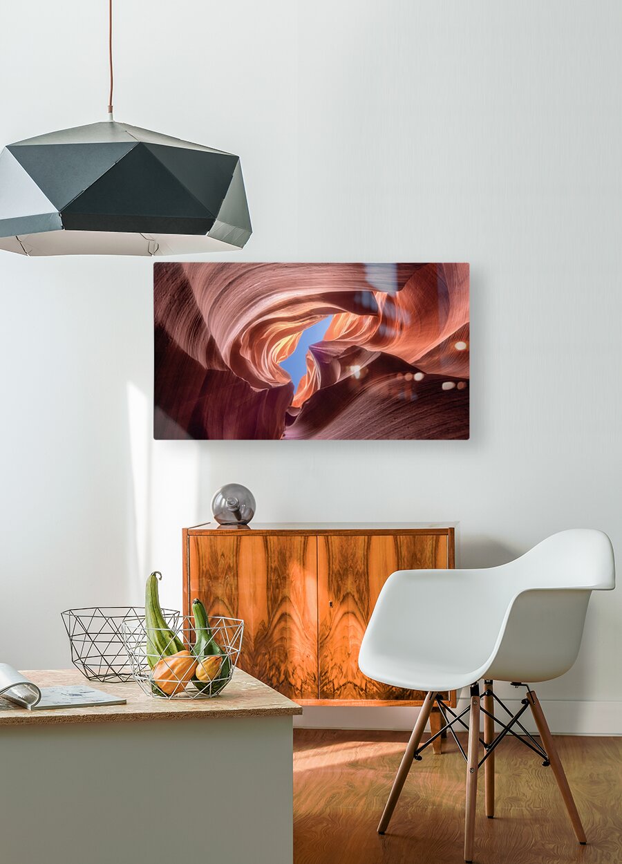 Lower Antelope Canyon Page Arizona  HD Metal print with Floating Frame on Back