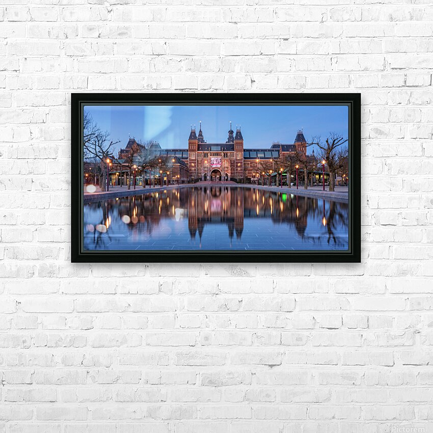 The Rijksmuseum Amsterdam HD Sublimation Metal print with Decorating Float Frame (BOX)