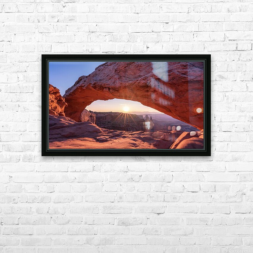 Facing the Sun | Utah HD Sublimation Metal print with Decorating Float Frame (BOX)
