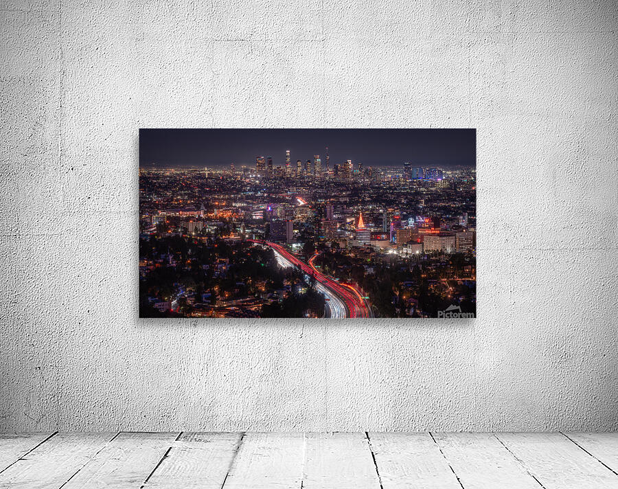 City of Lights Los Angeles by Dutch Photographer