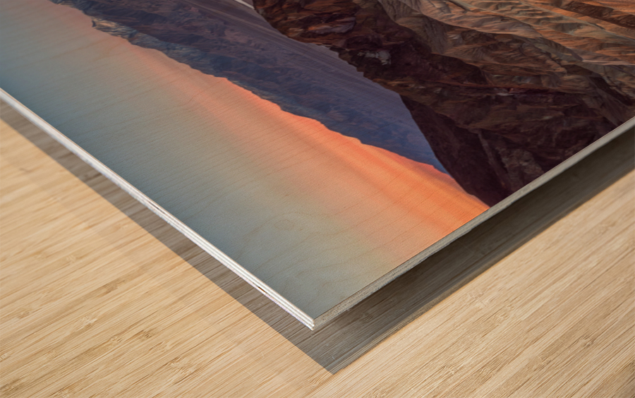 Zabriskie Point Death Valley Wood print