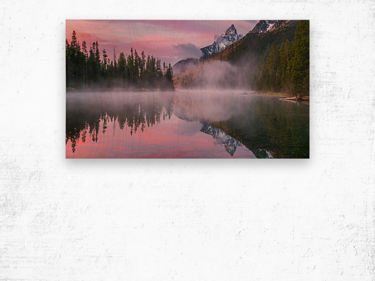 String Lake Grand Teton National Park Wood print