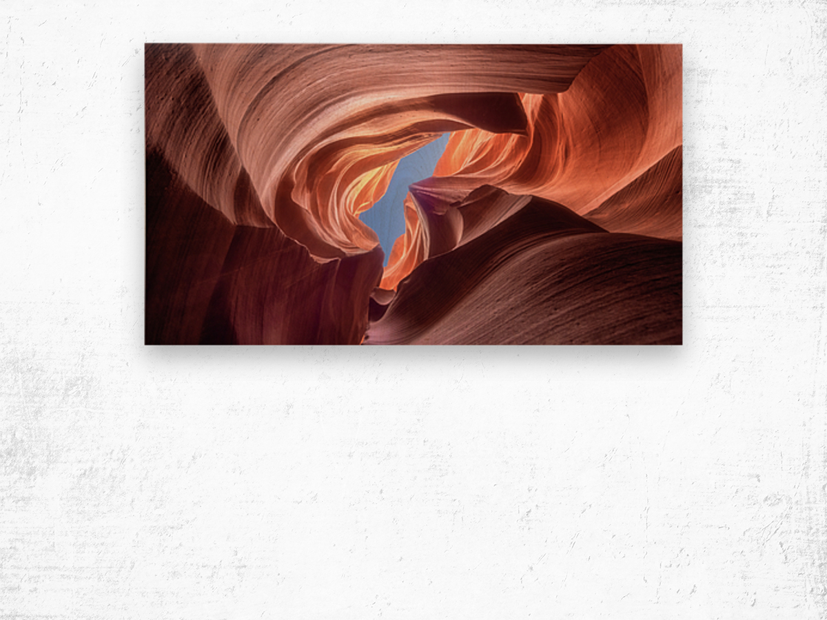 Lower Antelope Canyon Page Arizona Wood print